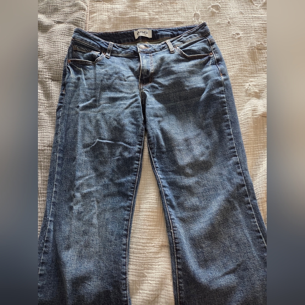 RSQ Dark Blue Low RiseFlare Women's Jeans